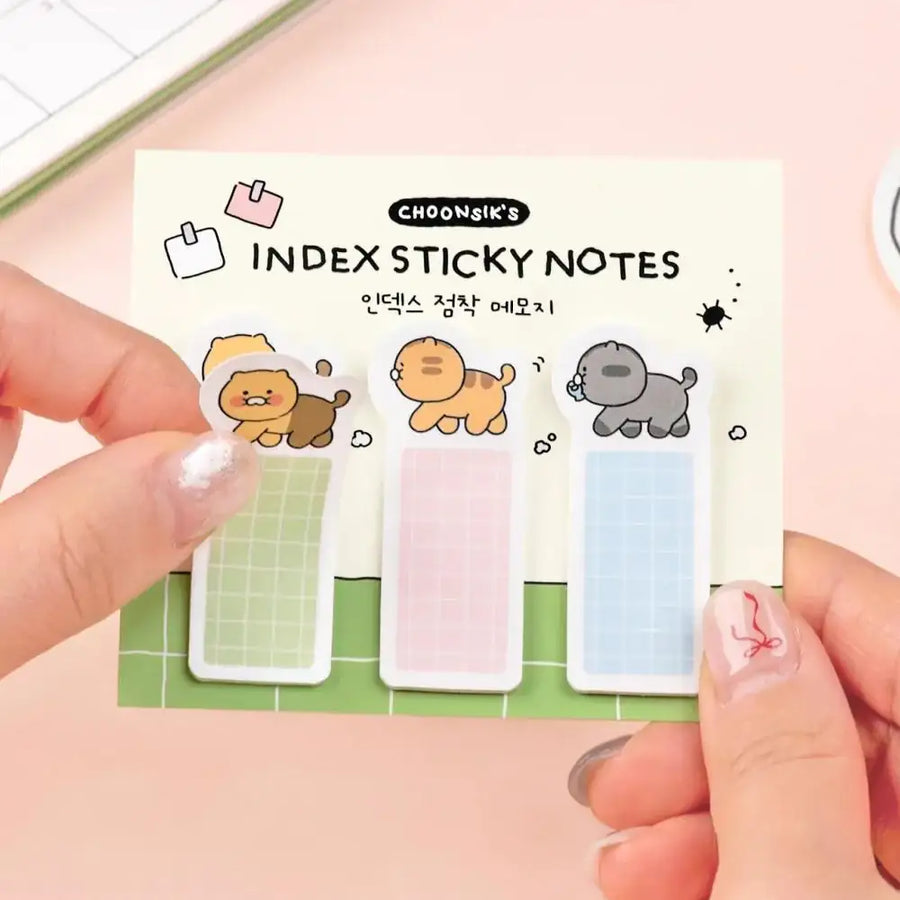 Kakao Friends - Choonsik Ordinary Index Sticky Notes - Kakao Friends - Sticky Notes - Harumio