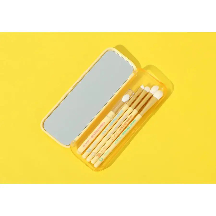 FLALIA x Kakao Friends - Hey Look At Me Lip & Eye Brush Kit 5 Types - Kakao Friends - Makeup Brushes - Harumio
