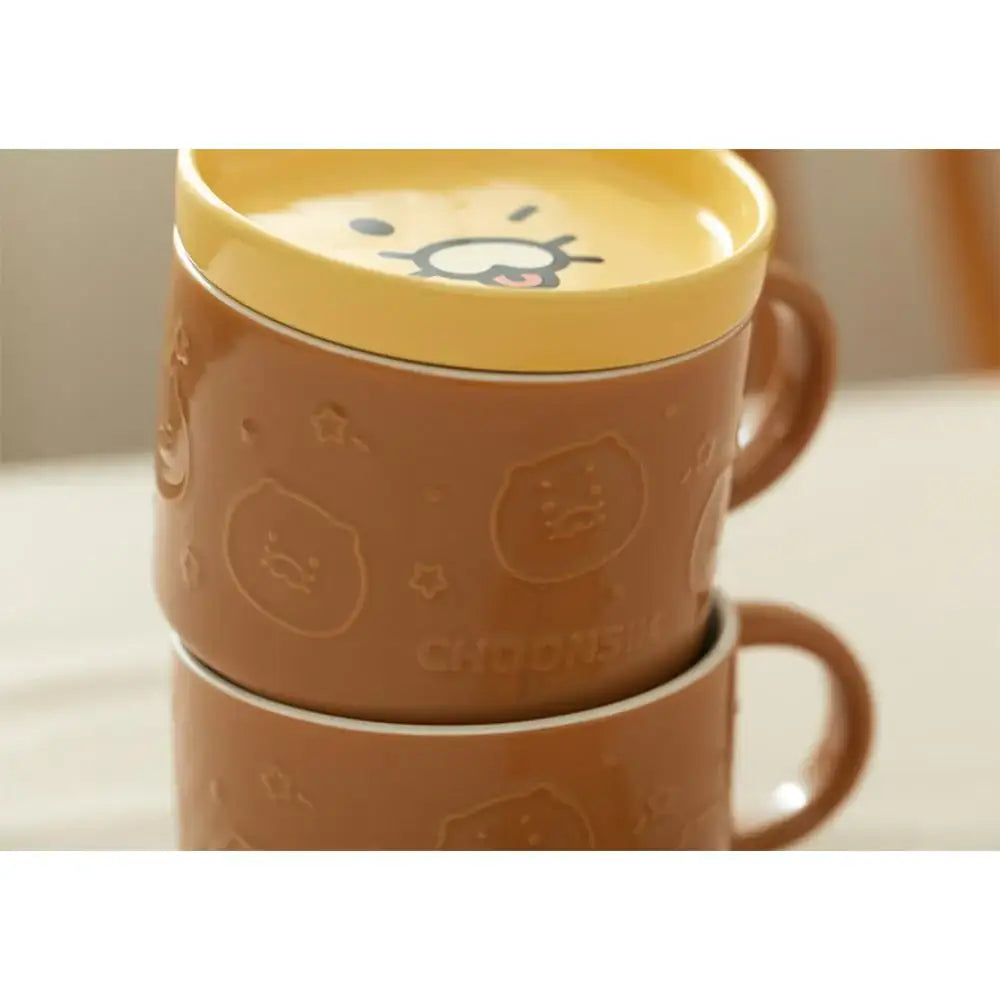 Kakao Friends - Choonsik Face Lid Cereal Bowl - Kakao Friends - Home & Living, Accessories - Harumio