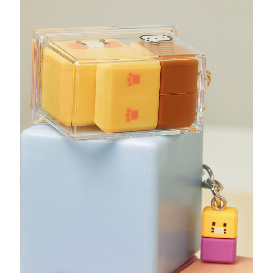 Kakao Friends - CHOONMYAMMI Cube Figure Keyring (Choonsik)