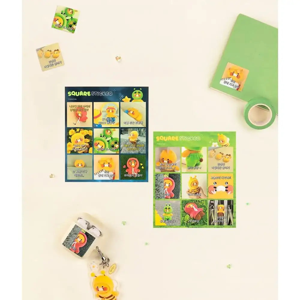 Kakao Friends - Choonsik Photo Square Sticker - Kakao Friends - Sticker - Harumio