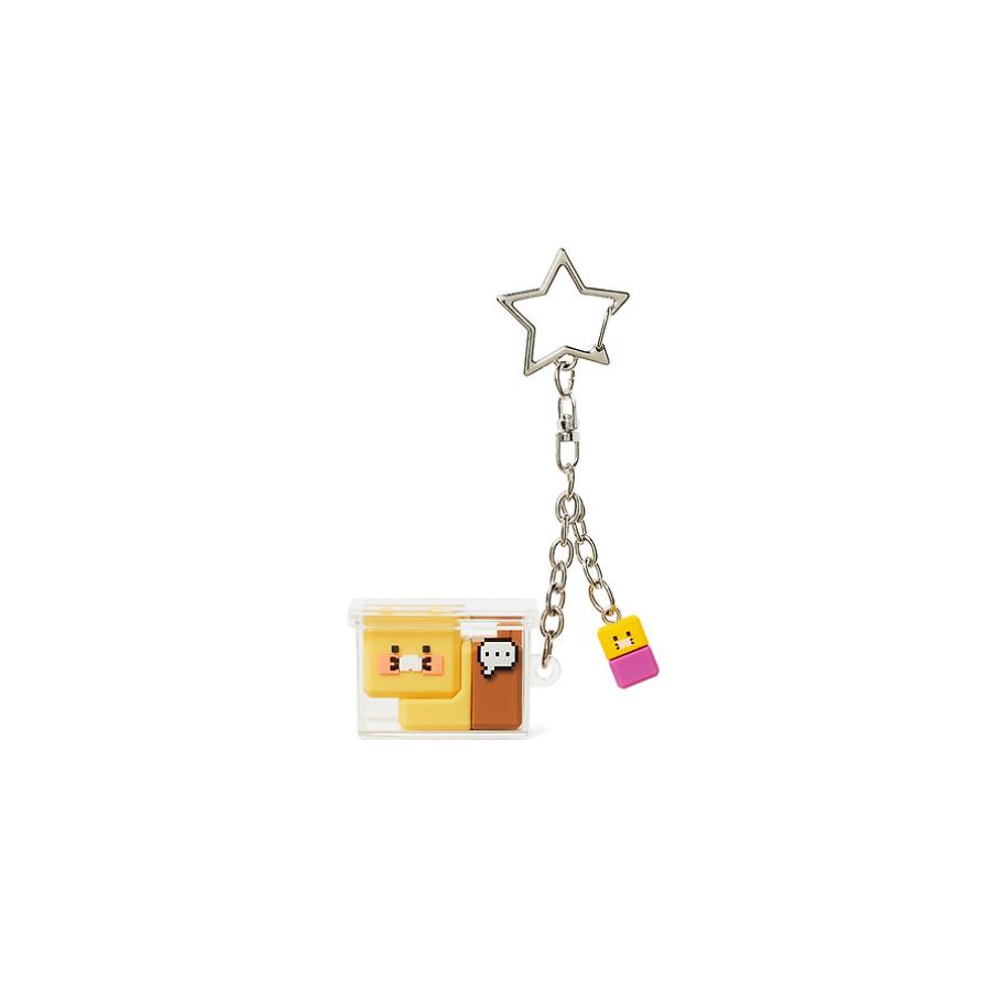 Kakao Friends - CHOONMYAMMI Cube Figure Keyring (Choonsik)