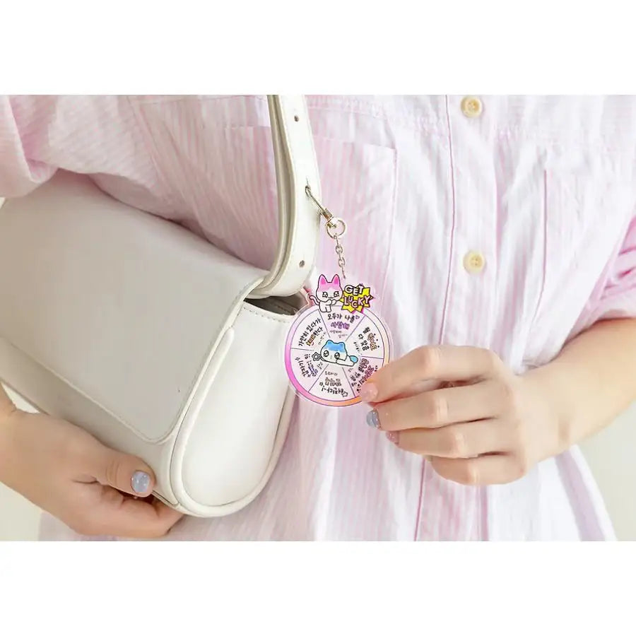 Kakao Friends - GOLGOLZ Acrylic Roulette Keyring - Kakao Friends - Acrylic Keyring - Harumio
