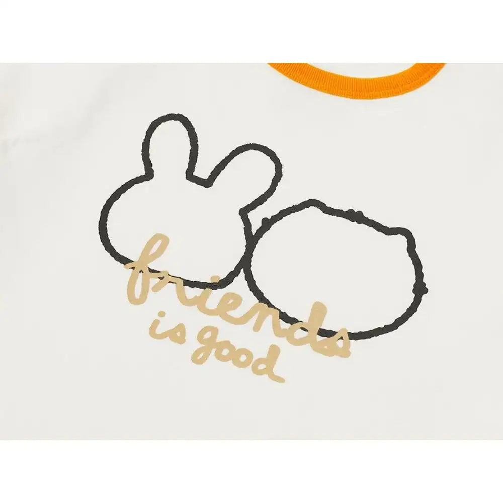 Apricot Studios x Kakao Friends - Short Sleeve T-Shirt (Kids) - Kakao Friends - Clothing - Harumio