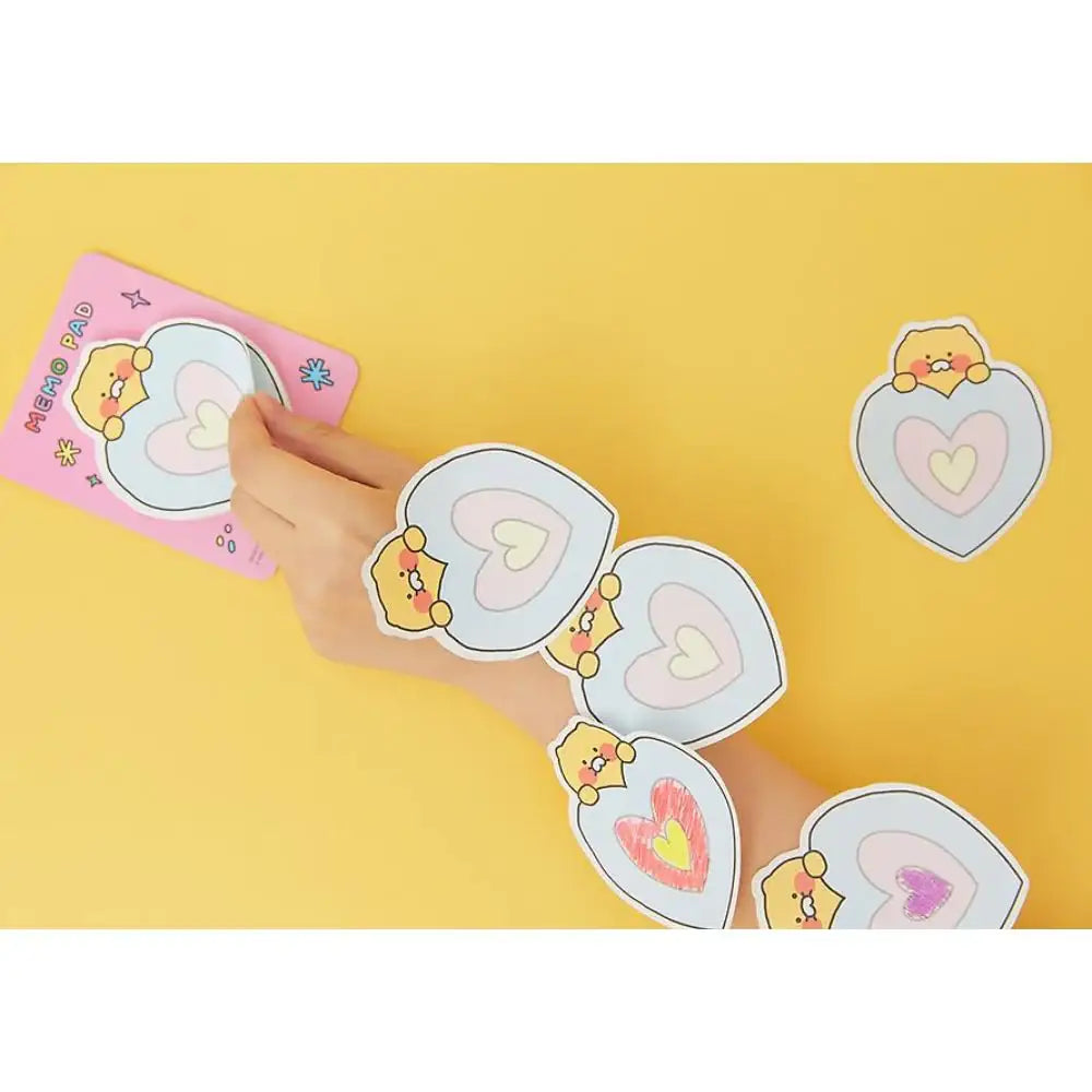Kakao Friends - Choonsik Heart Daily Sticky Note - Kakao Friends - Sticky note - Harumio