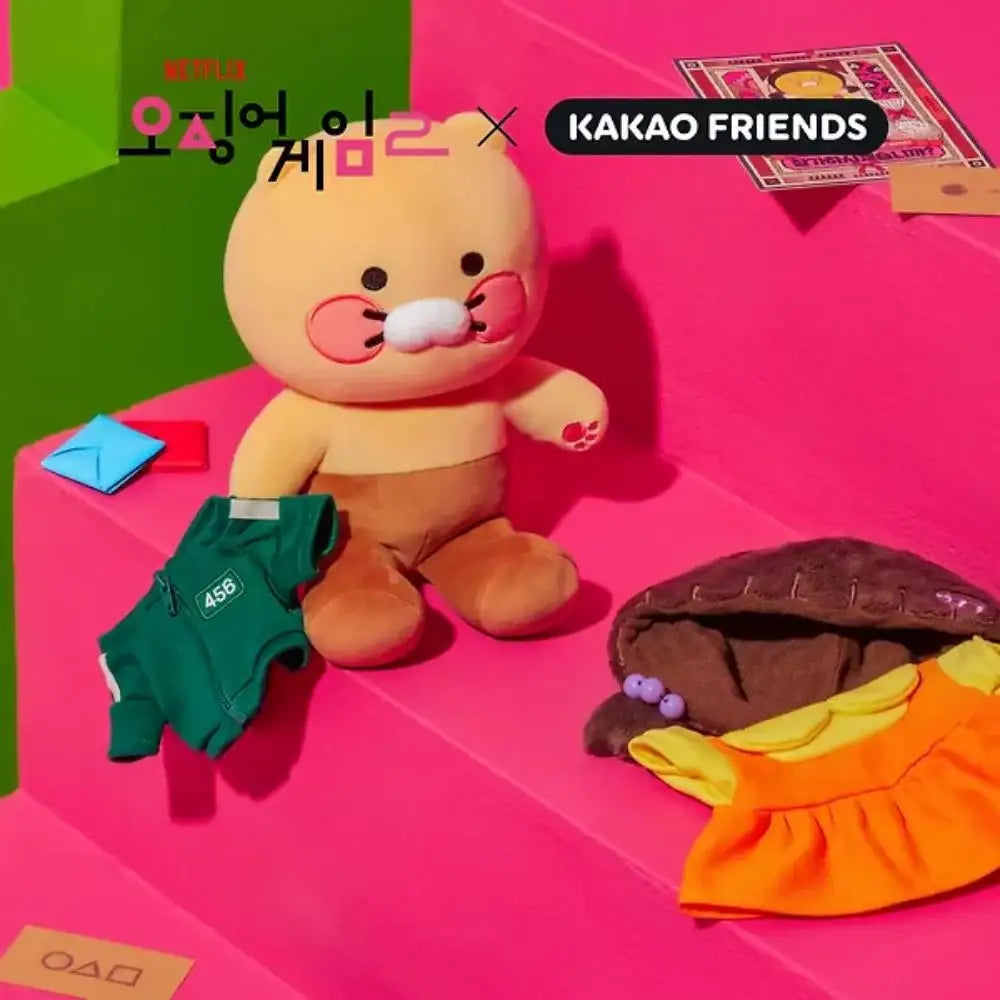 Netflix Squid Game 2 x Kakao Friends - Choonsik Jointed Plush Doll - Kakao Friends - Plush Doll - Harumio