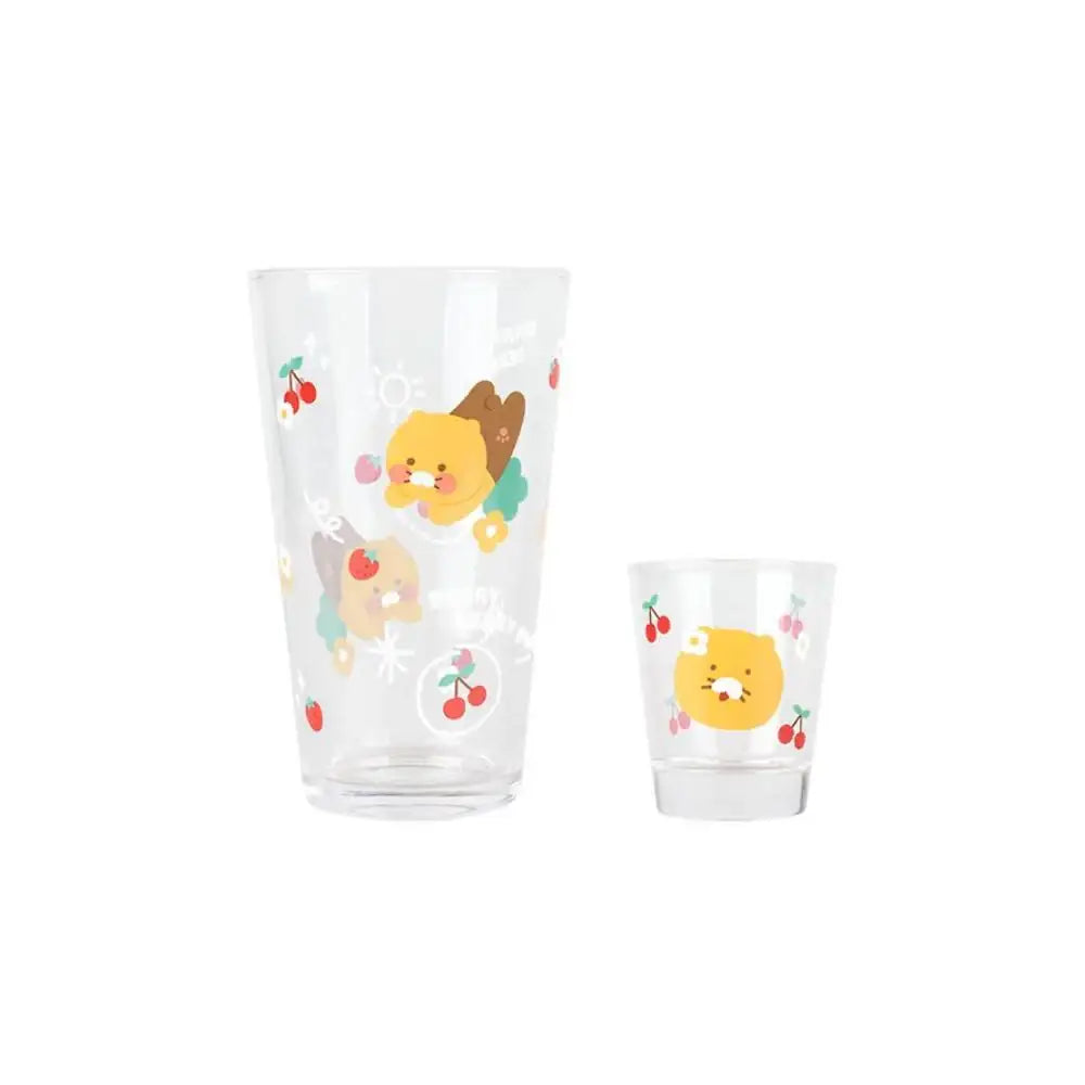 Kakao Friends - Choonsik Glass Cup 4P Set - Kakao Friends - Glass Cup - Harumio