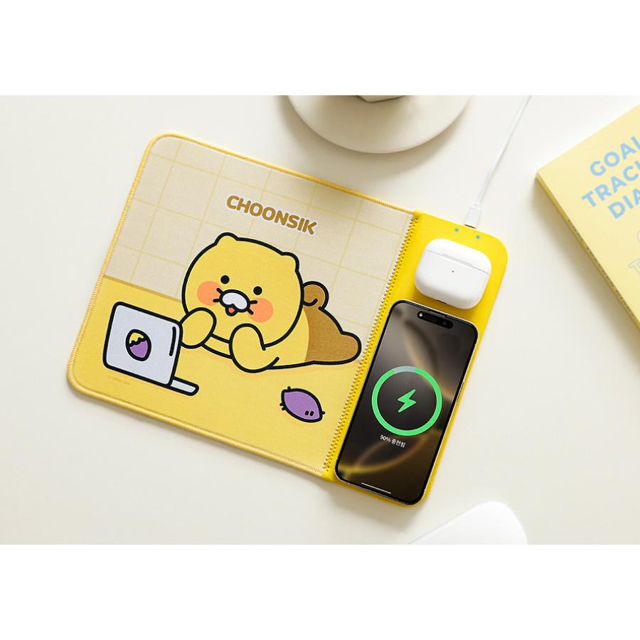 Kakao Friends - Wireless Charging Mouse Pad (Choonsik)