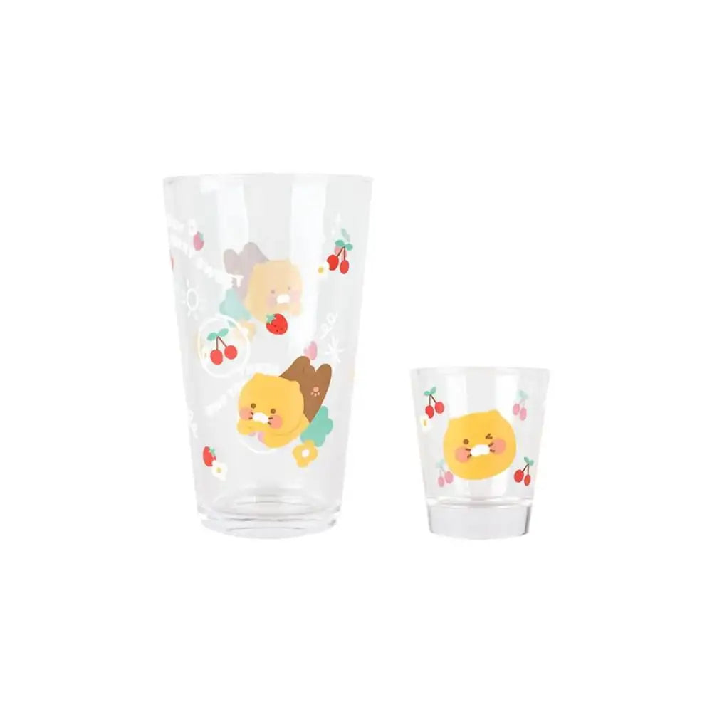Kakao Friends - Choonsik Glass Cup 4P Set - Kakao Friends - Glass Cup - Harumio