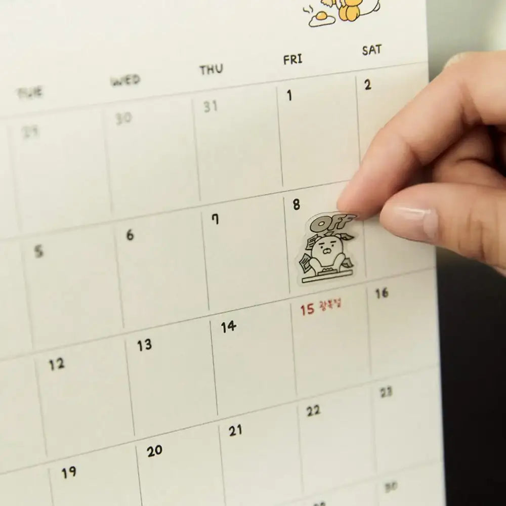 Kakao Friends - 2025 Desktop Calendar - Kakao Friends - Calendar - Harumio
