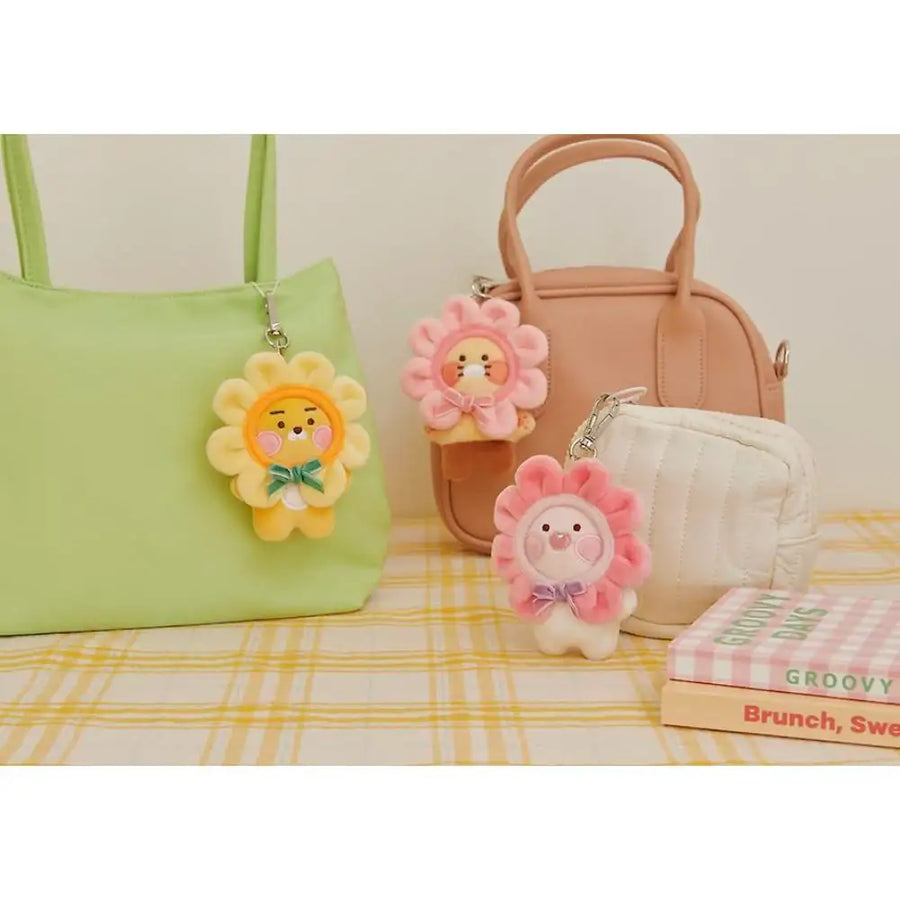 Kakao Friends - Flower Ball Blush Doll Keyring - Kakao Friends - Home & Living, Accessories - Harumio