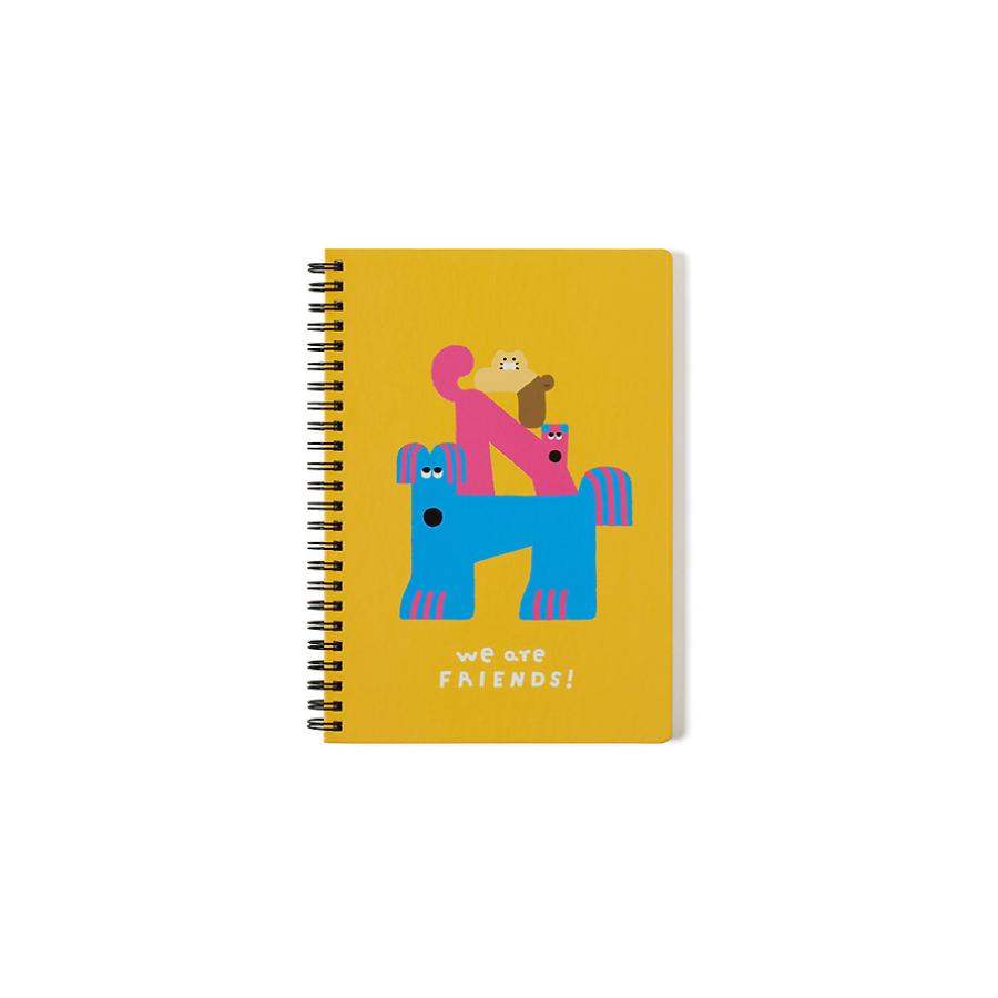 Daye Kim x Kakao Friends - Choonsik Yellow Notebook - Daye Kim x Kakao Friends - Notebook - Harumio