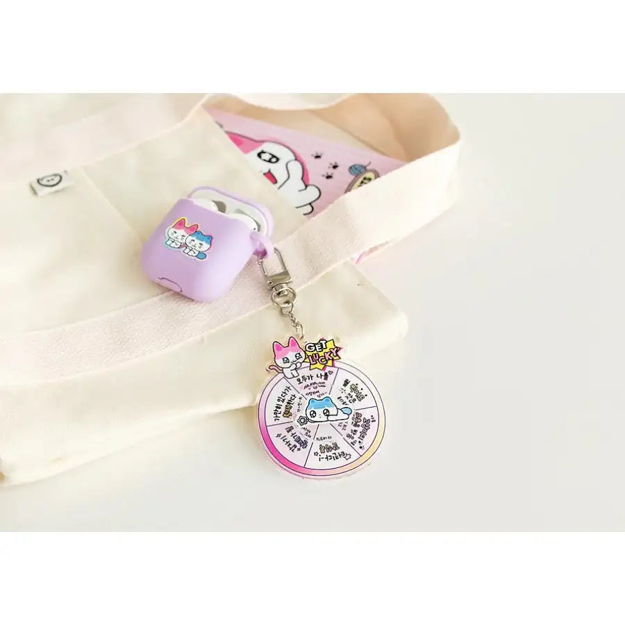 Kakao Friends - GOLGOLZ Acrylic Roulette Keyring - Kakao Friends - Acrylic Keyring - Harumio