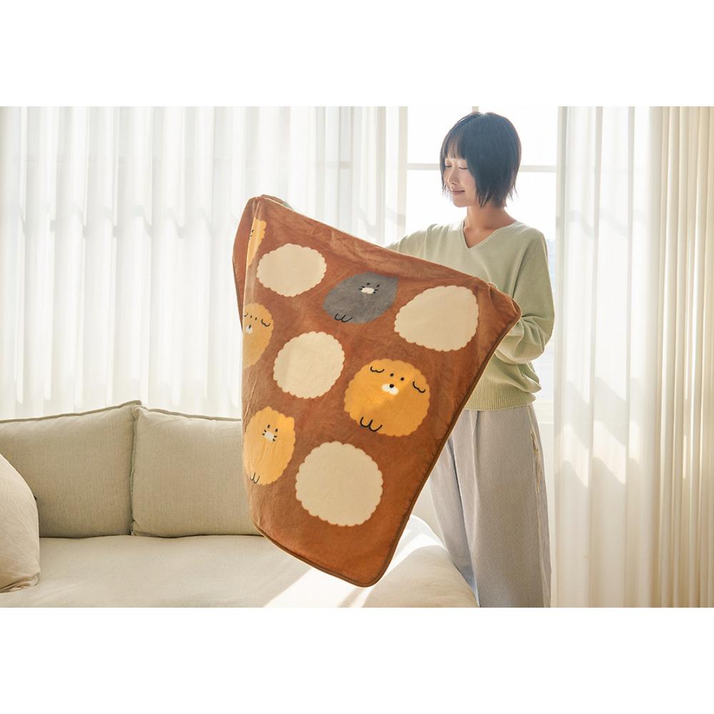 Kakao Friends - FRIENDAY Choonsik Gift Pack Knee Blanket (Brown)