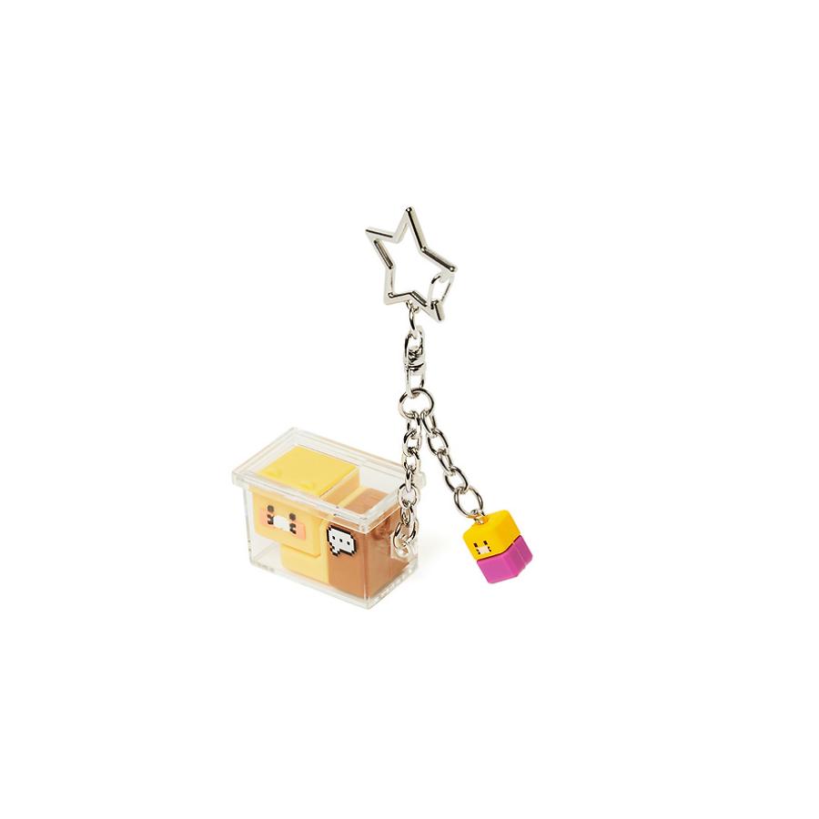 Kakao Friends - CHOONMYAMMI Cube Figure Keyring (Choonsik)