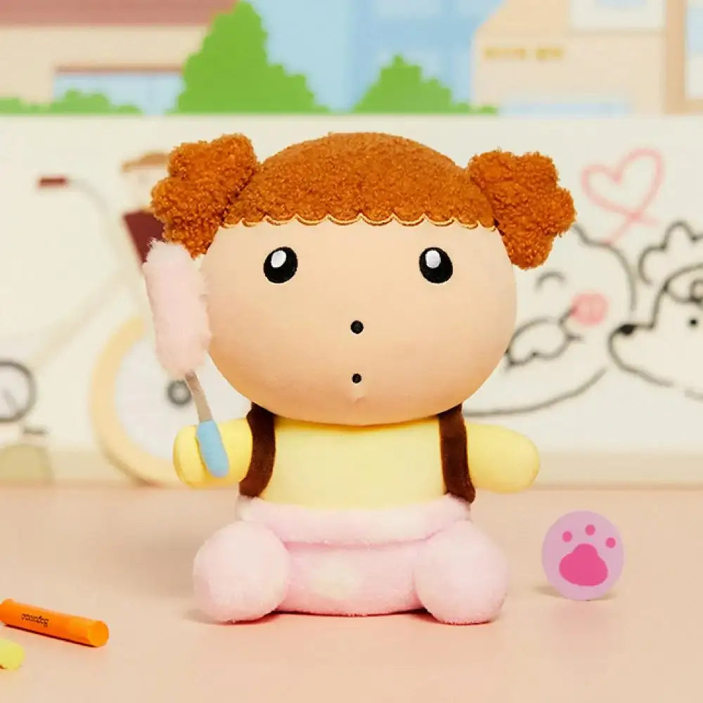 Maru Is a Puppy x Kakao Friends - Maru Sitting Plush Doll - Webtoon Friends - Plush Doll - Harumio