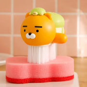 Kakao Friends - Ryan Melon Bread Turtle Cleaning Brush - Kakao Friends - brush - Harumio