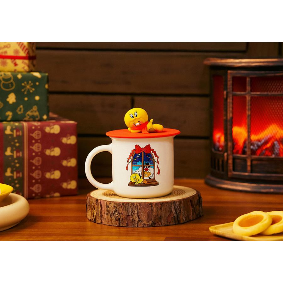Looney Tunes x Kakao Friends - Little Ryan & Baby Choonsik Mug with Lid Set