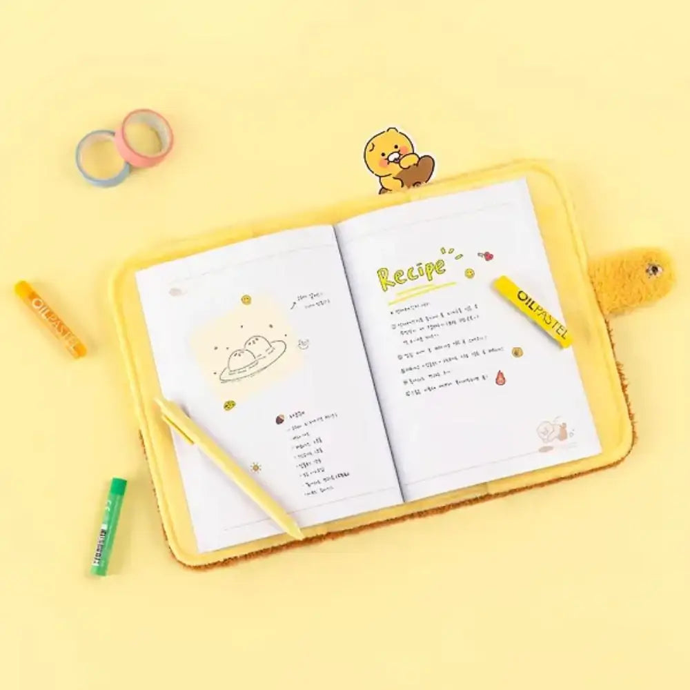 Kakao Friends - Choonsik Ordinary Fabric Notebook - Kakao Friends - Notebook - Harumio