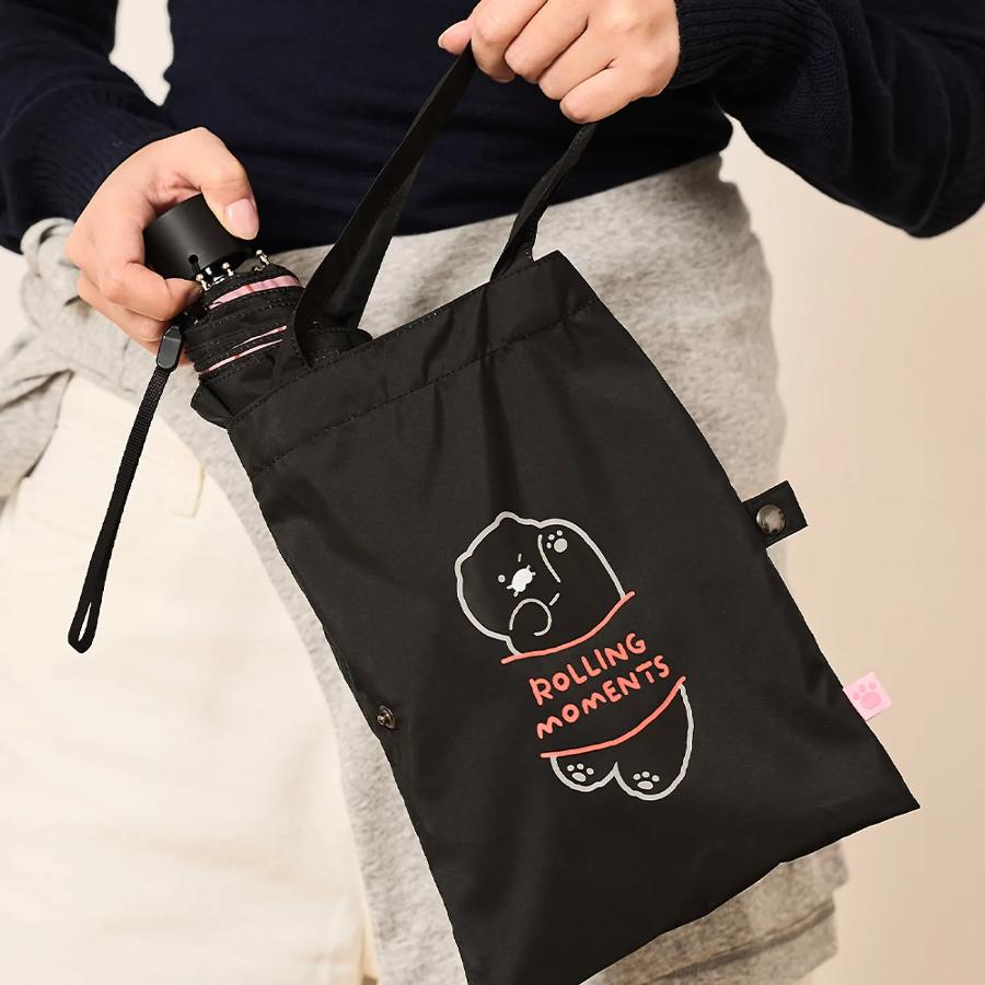 Kakao Friends - Black Choon Mini Pouch Parasol (Choonsik)