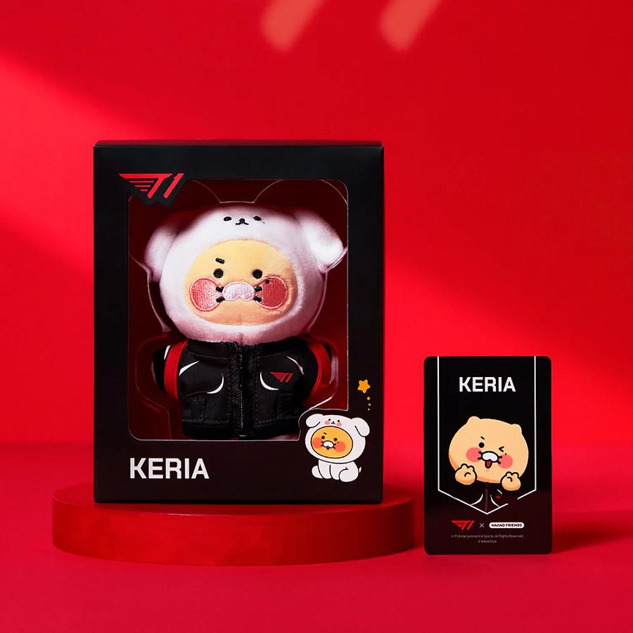 T1 x Kakao Friends - Keria Choonsik Backpack Doll Keyring