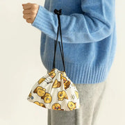 Kakao Friends - Choonsik Ordinary Pattern String Pouch - Kakao Friends - Pouches - Harumio