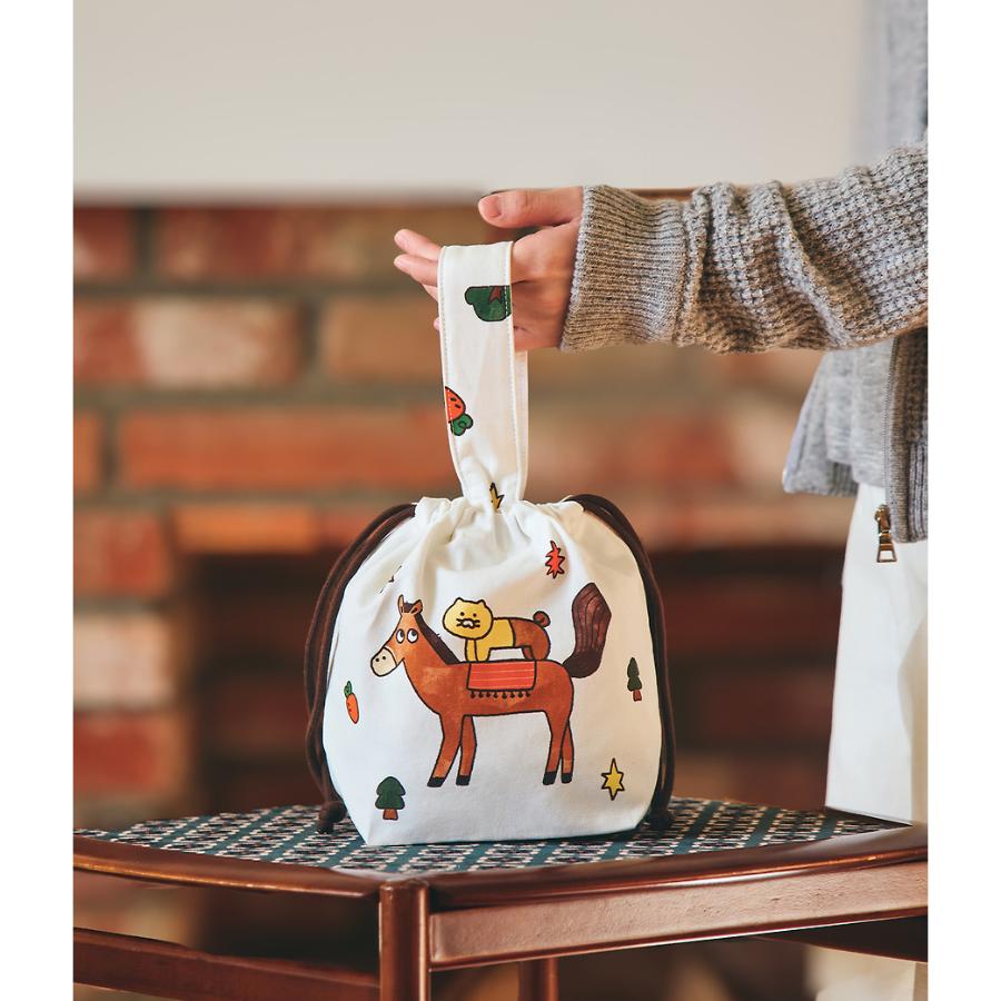 Kakao Friends - Lucky Pony Day Handle Pouch Bag (Choonsik)