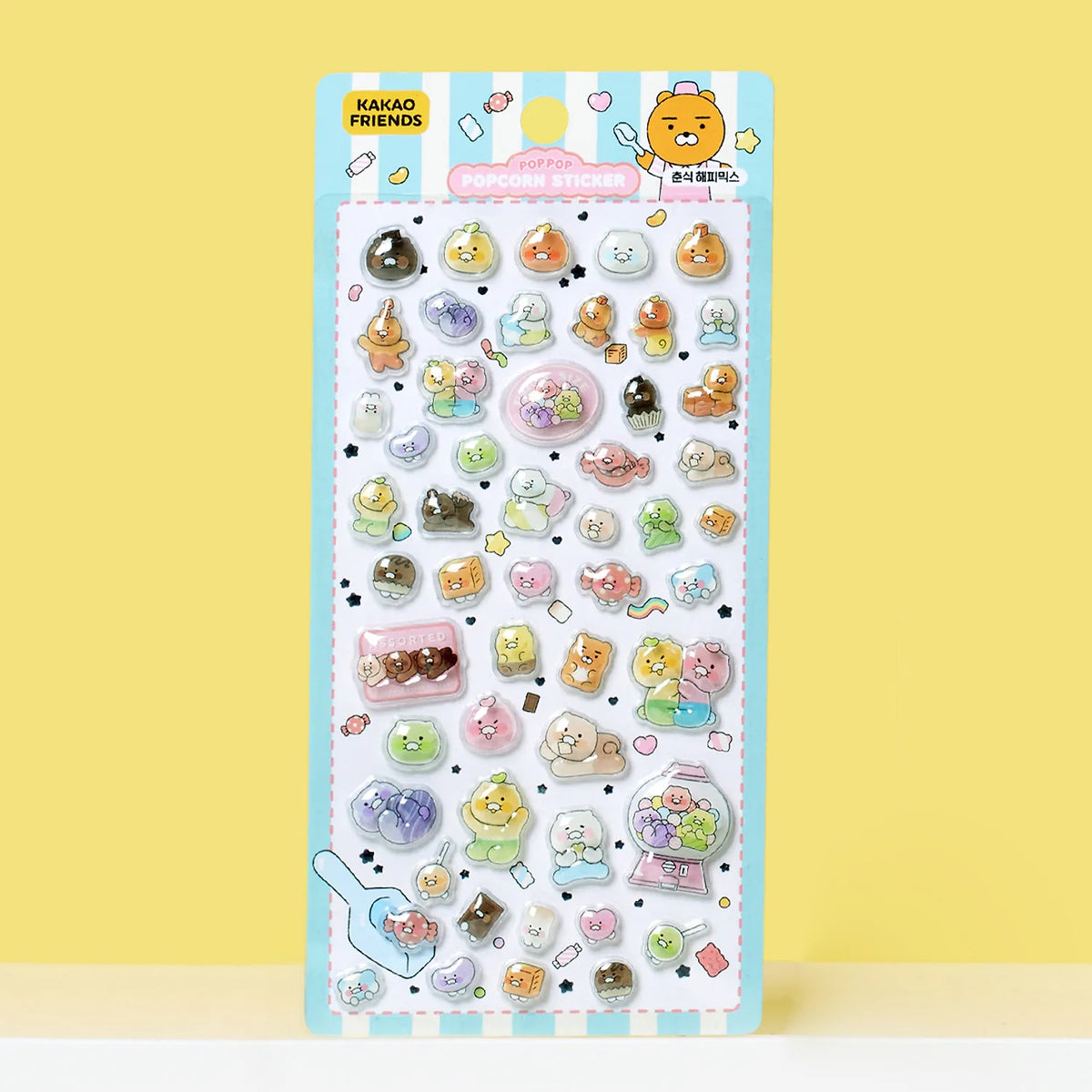 Kakao Friends - Popcorn Sticker