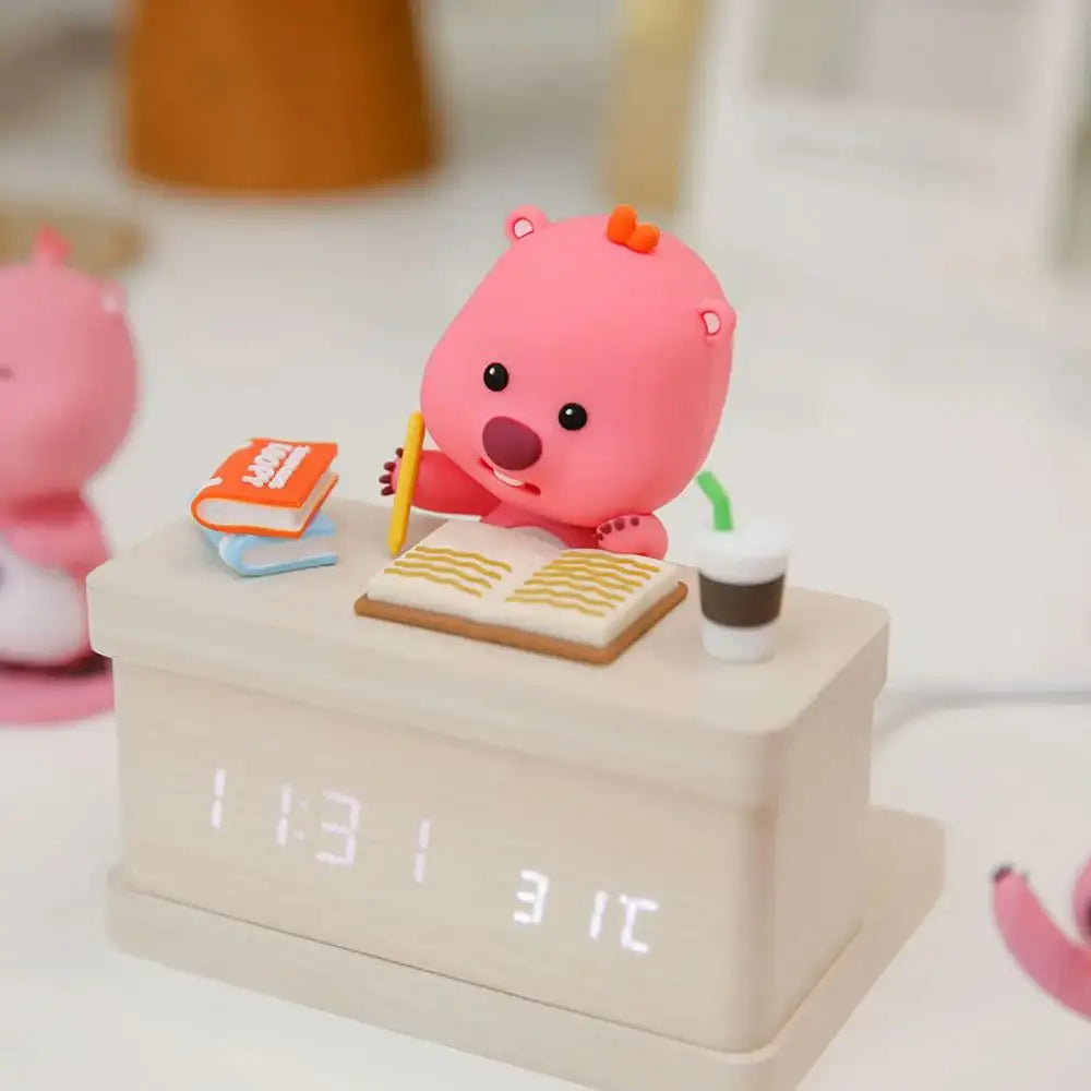 BO FRIENDS x Zanmang Loopy - LED Table Clock - ZANMANG LOOPY - LED Clock - Harumio