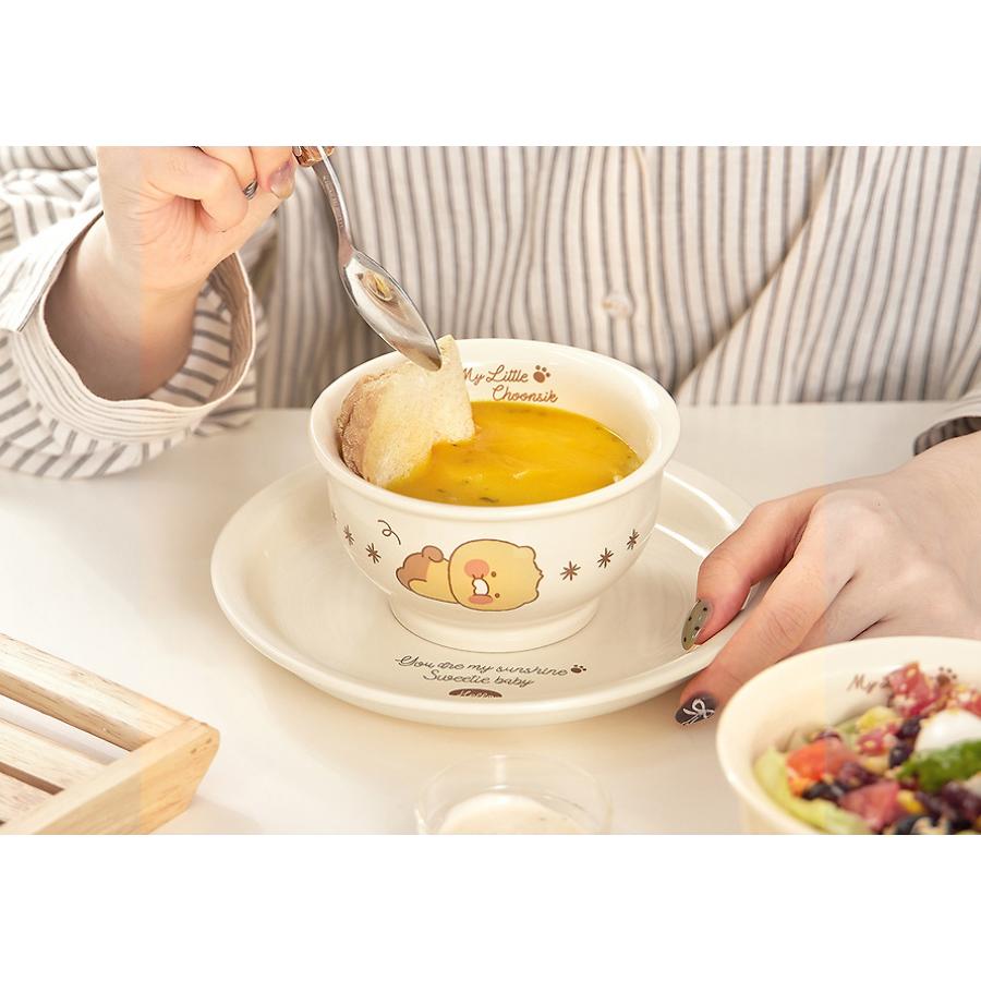 Kakao Friends - Hello Little Choonsik Bowl & Plate Set