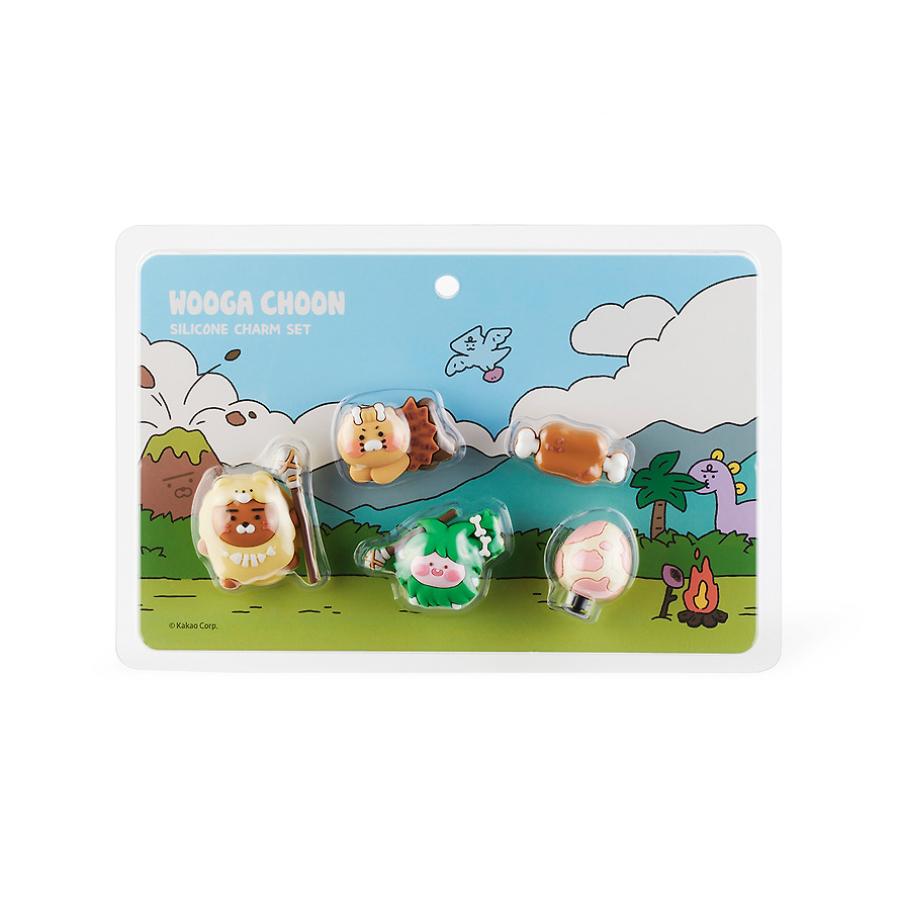 Kakao Friends - WOOGA CHOON Silicon Charm Set (Friends)