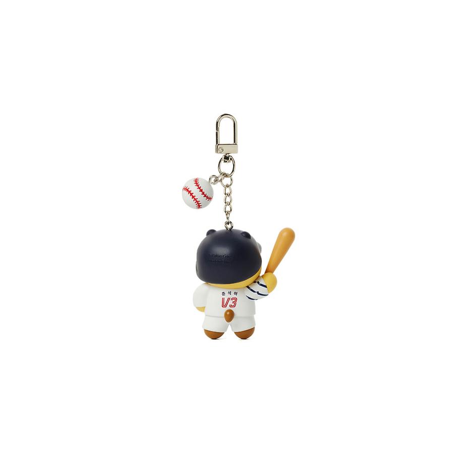 Professional Baseball Team x Kakao Friends - Lotte Giants Choonsik Tanning Figure Keyring V3