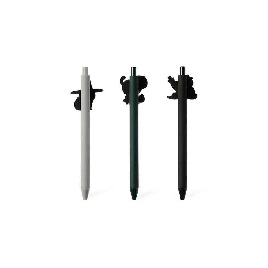 Kakao Friends - Yeonnal Yetchoon Choonsik Gel Pen 3-Piece Set