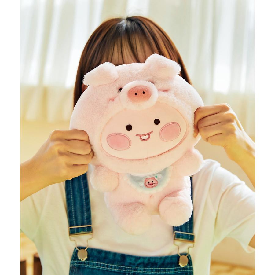 Kakao Friends - FRIENDZOO Pig Plush Doll (Little Apeach)