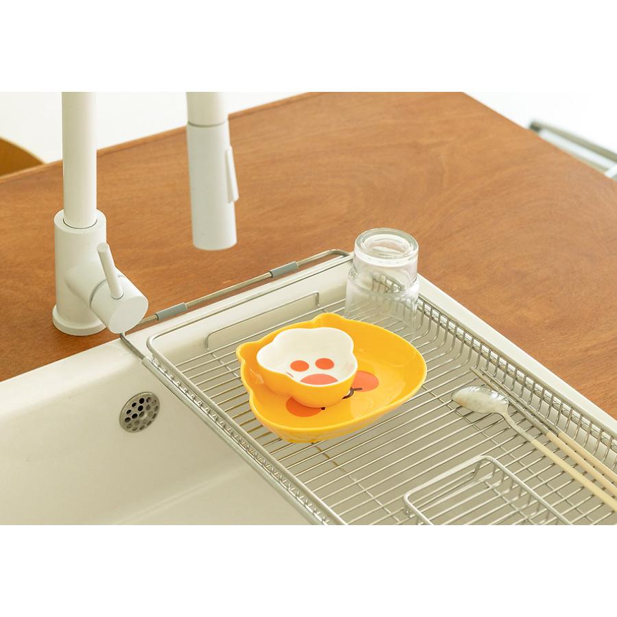Kakao Friends - Choonsik Face & Paw Print Plate Set