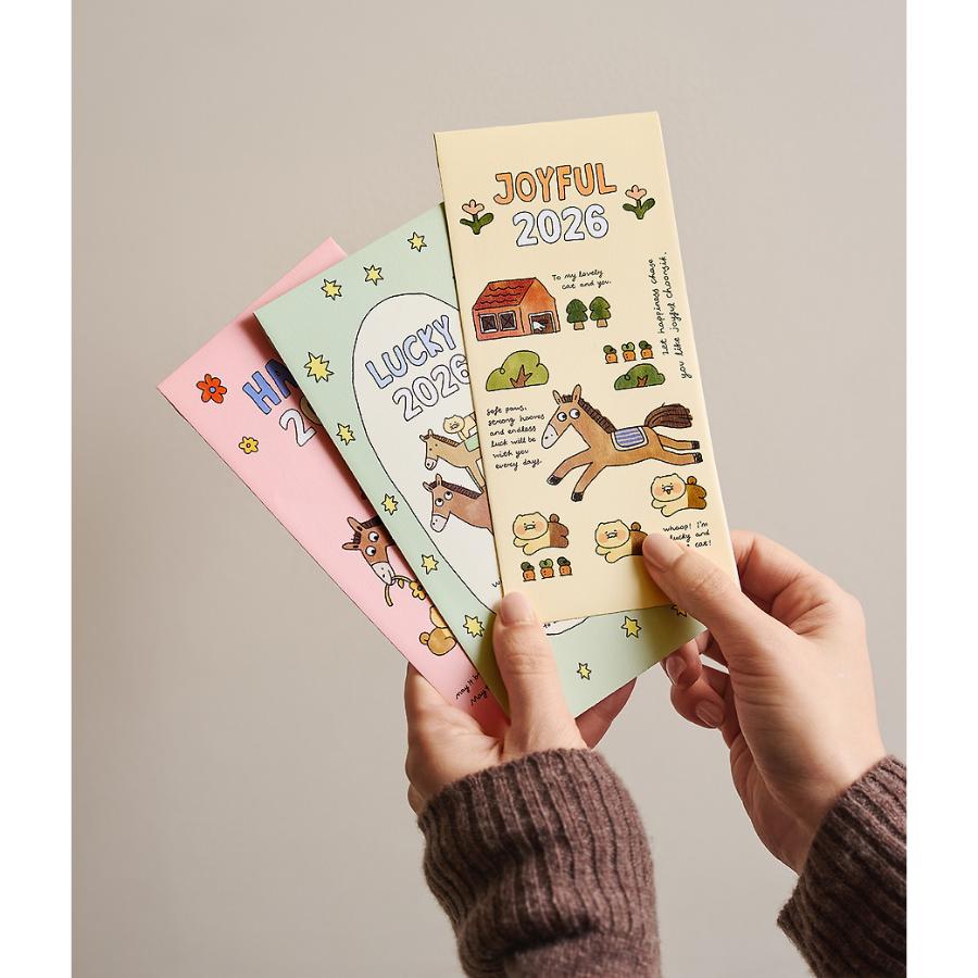 Kakao Friends - Lucky Pony Day Choonsik New Year Envelope Set (3P)