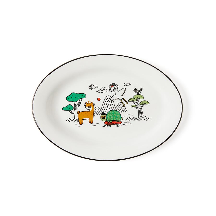 Kakao Friends - Yeonnal Yetchoon Choonsik Oval Plate