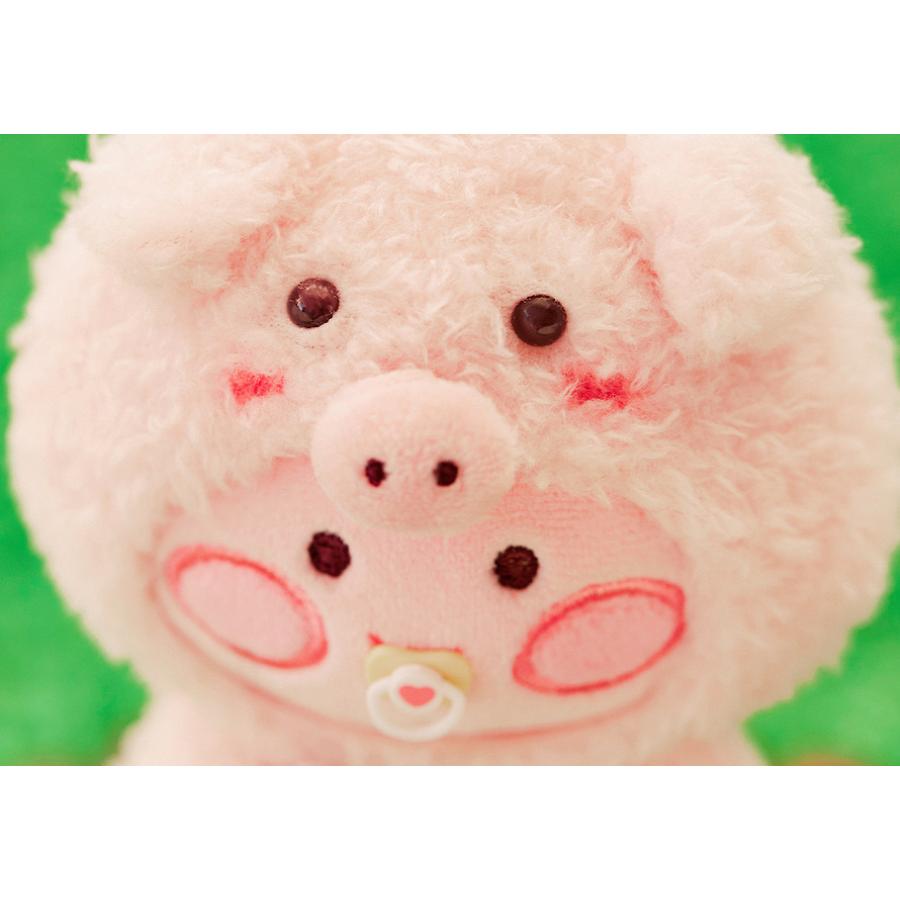 Kakao Friends - FRIENDZOO Pig Doll Keyring (Little Apeach)