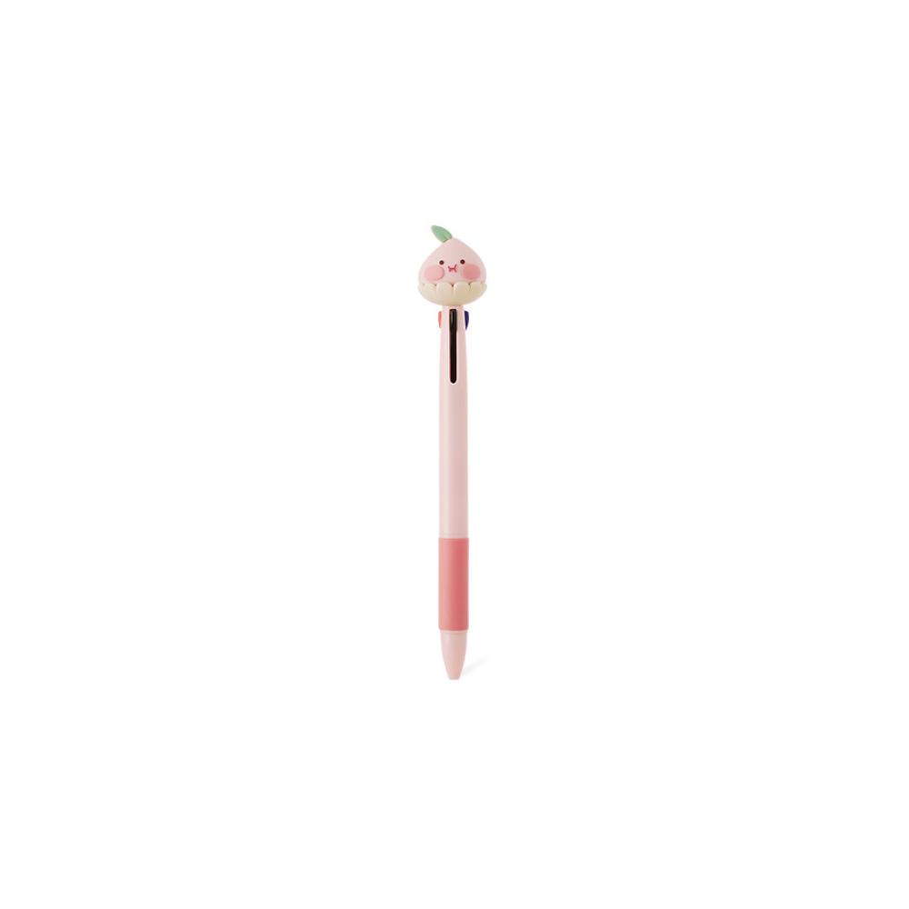 Kakao Friends - Peach Fresh 3-Color Ballpoint Pen (Little Apeach)
