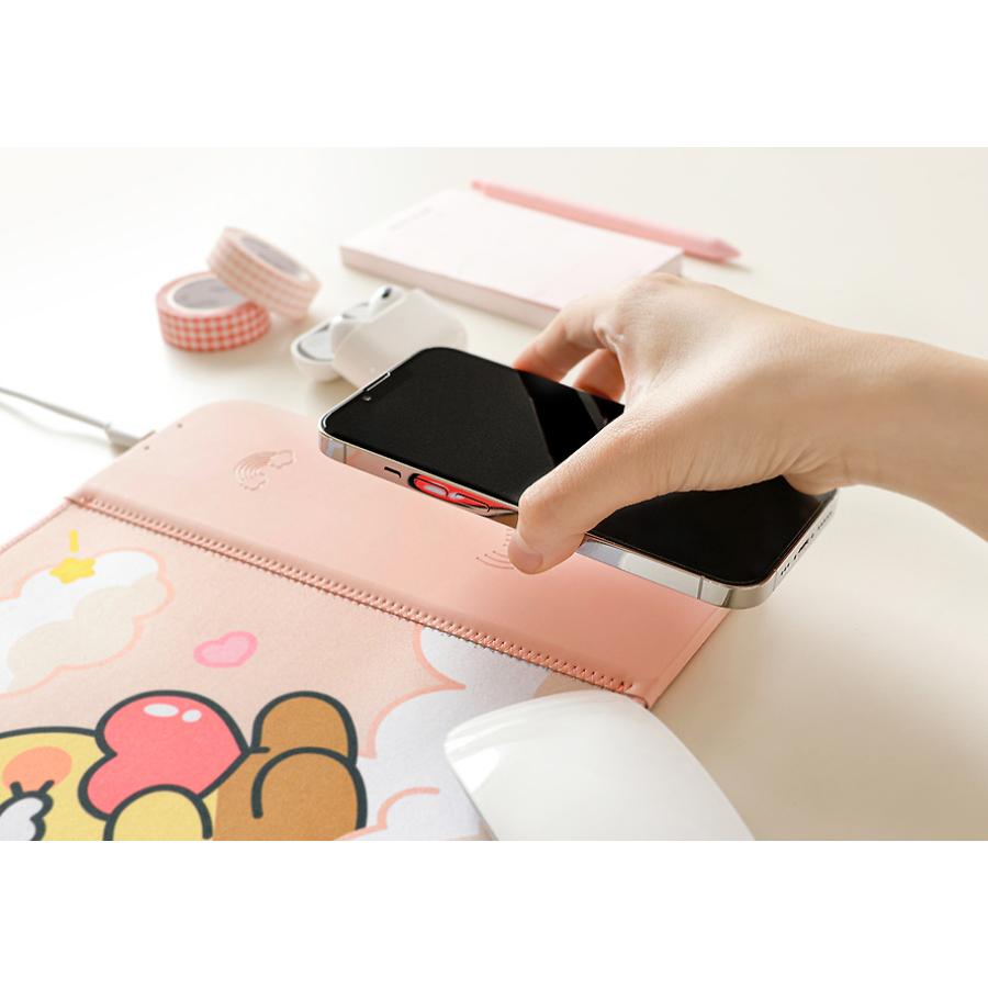 Kakao Friends - Choonsik Wireless Charging Mouse Pad (Pink)