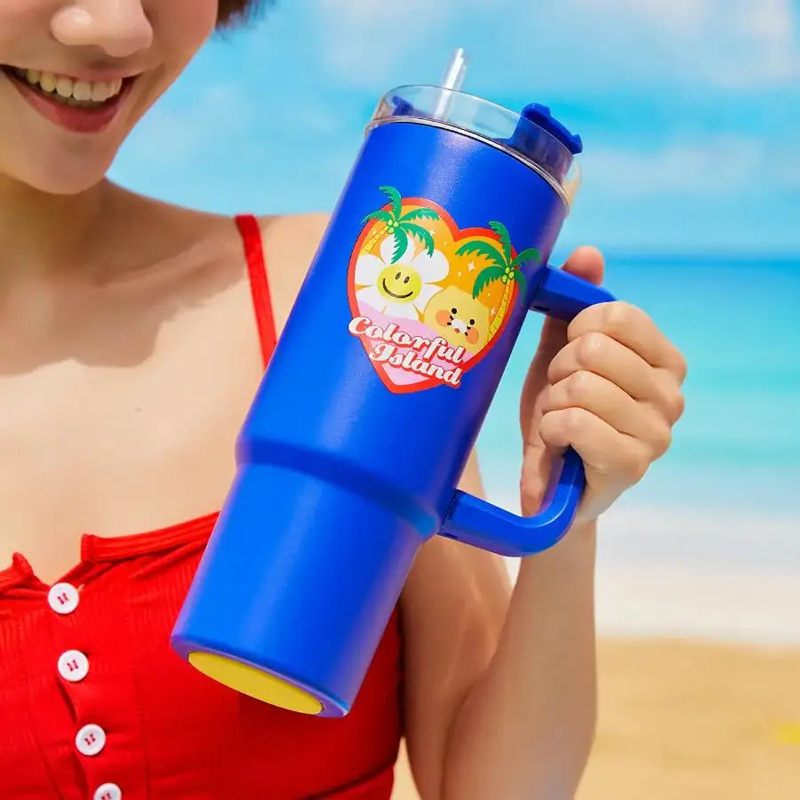 Wiggle Wiggle x Kakao Friends - Choonsik Colorful Island Tumbler - Wiggle Wiggle x Kakao Friends - Tumbler - Harumio