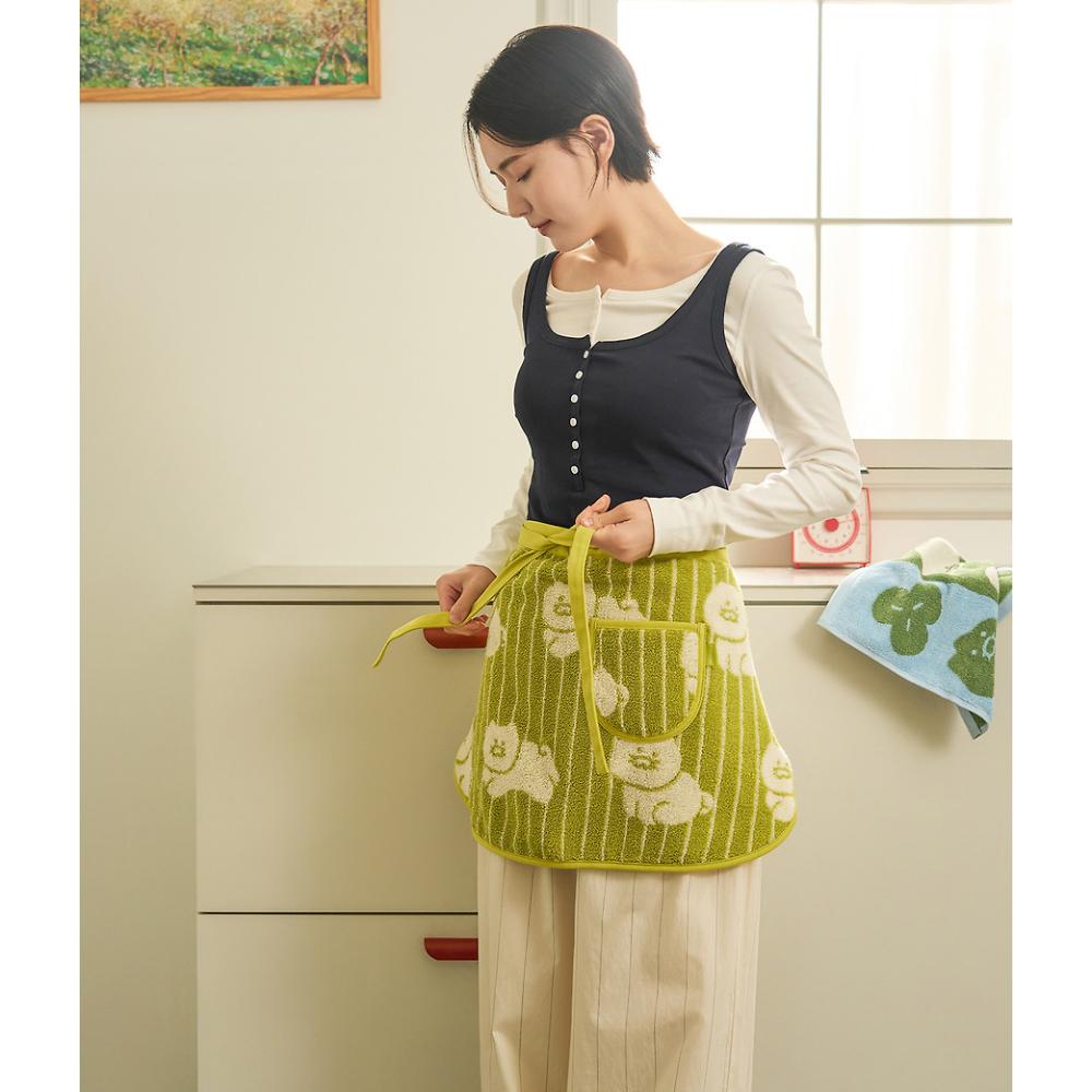 Kakao Friends - FRIENDAY Choonsik Terry Apron (Green)