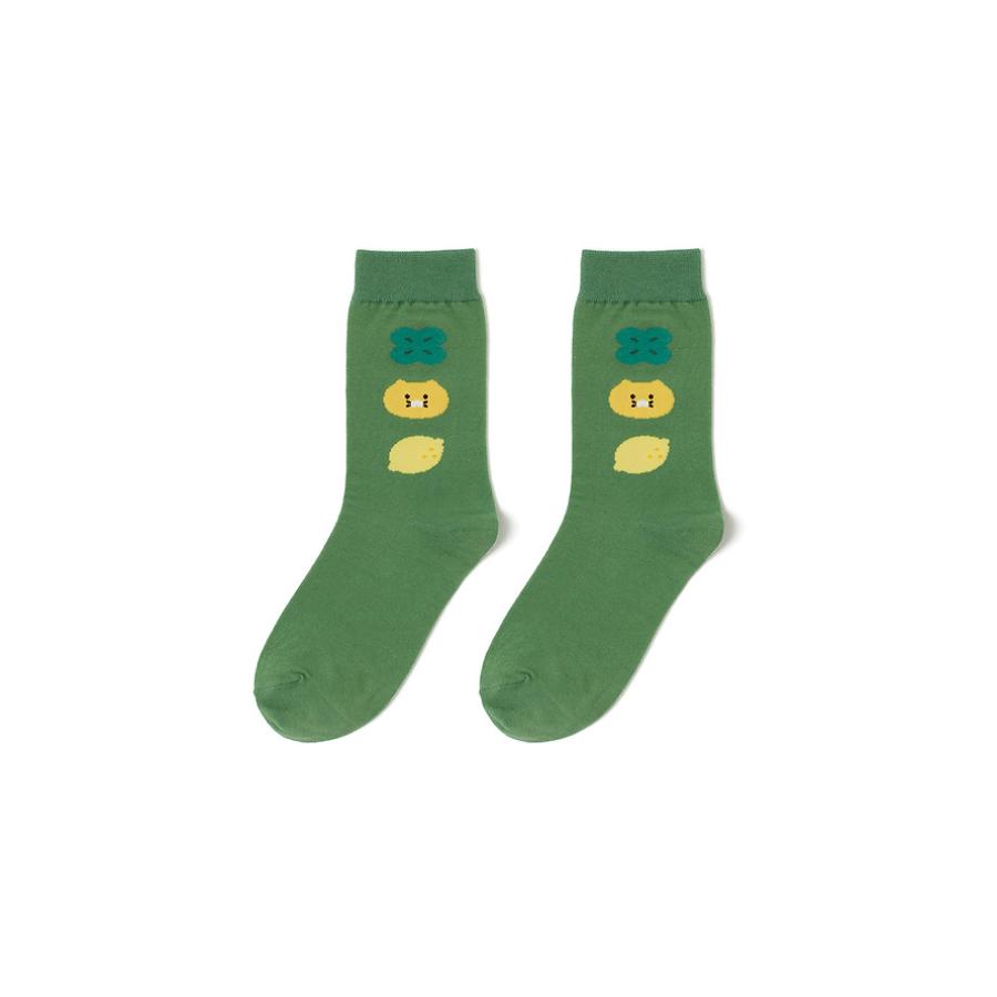 Kakao Friends - Lucky Day Green Socks (Choonsik)