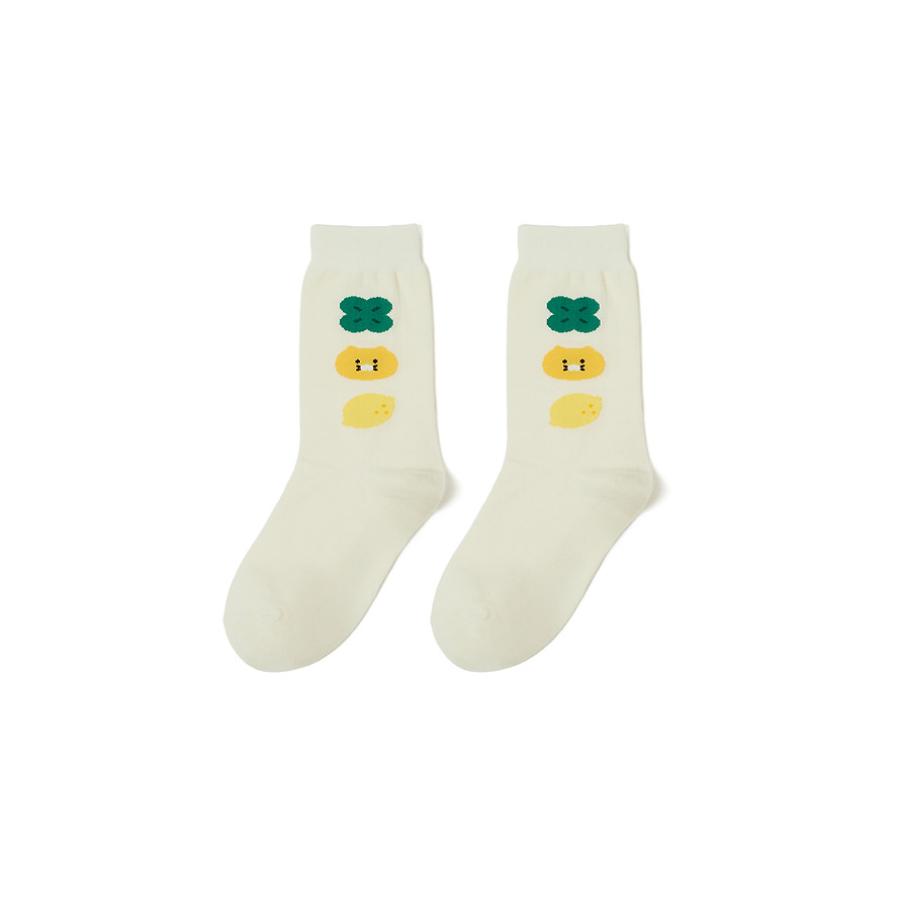 Kakao Friends - Lucky Day Choonsik Ivory Socks