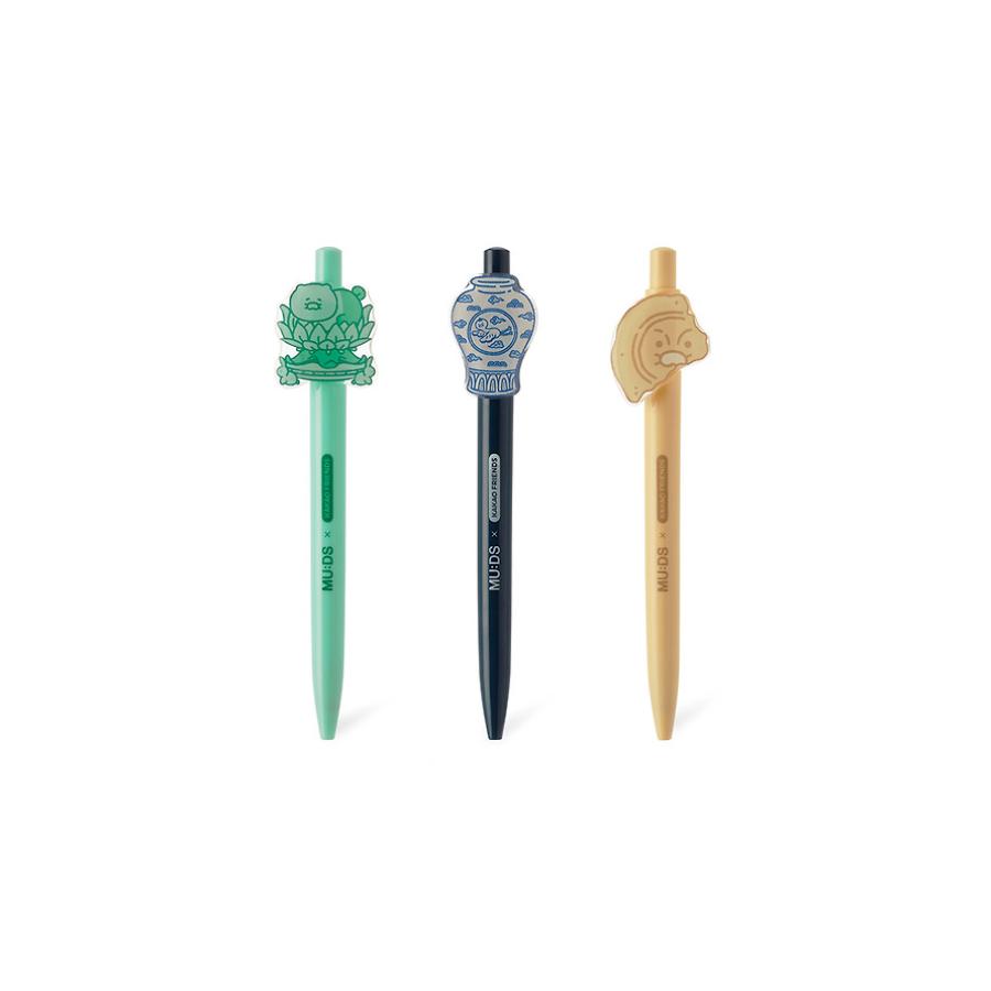 MU:DS x Kakao Friends - Relic Gel Pen 3-Piece Set (Choonsik)