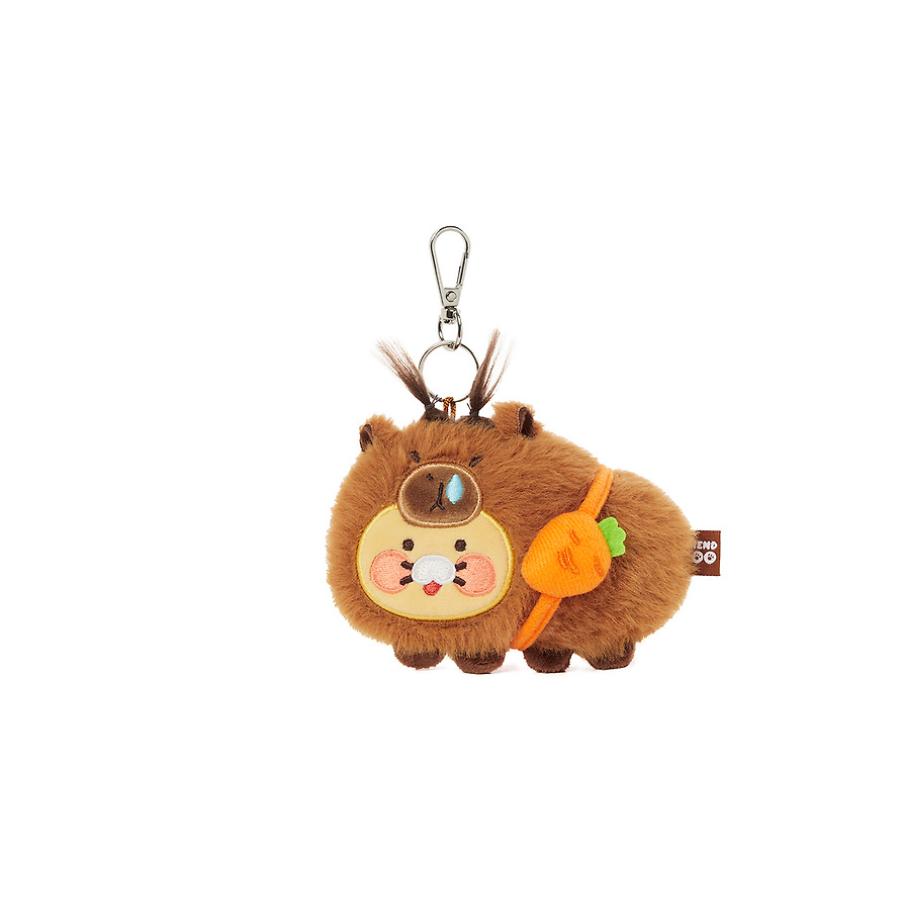Kakao Friends - FRIENDZOO Capybara Doll Keyring (Choonsik)