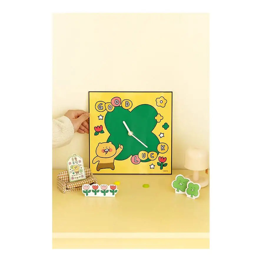 Kakao Friends - Sloppy Choonsik Wall Clock - Kakao Friends - Home & Living, Accessories - Harumio