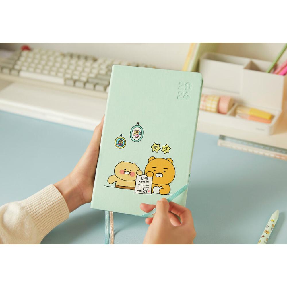 Kakao Friends - 2024 Newborn Weekly Diary & Desk Calendar Set