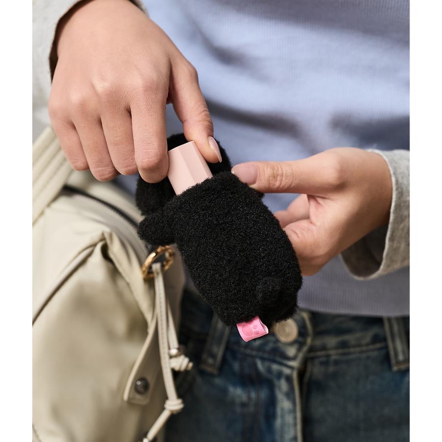 Kakao Friends - Black Choon Doll Lip Balm Case Keyring (Choonsik)
