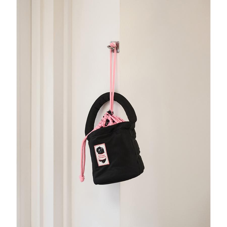 Kakao Friends - Black Choon Padded Pouch Bag (Choonsik)